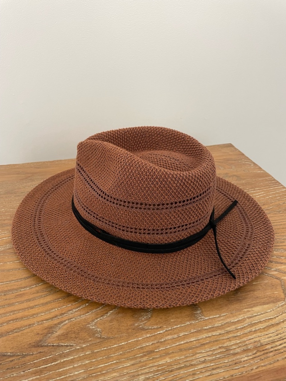 Four Buttons Brown and Black Western Fringe Festival Coastal Cowgirl Summer Hat